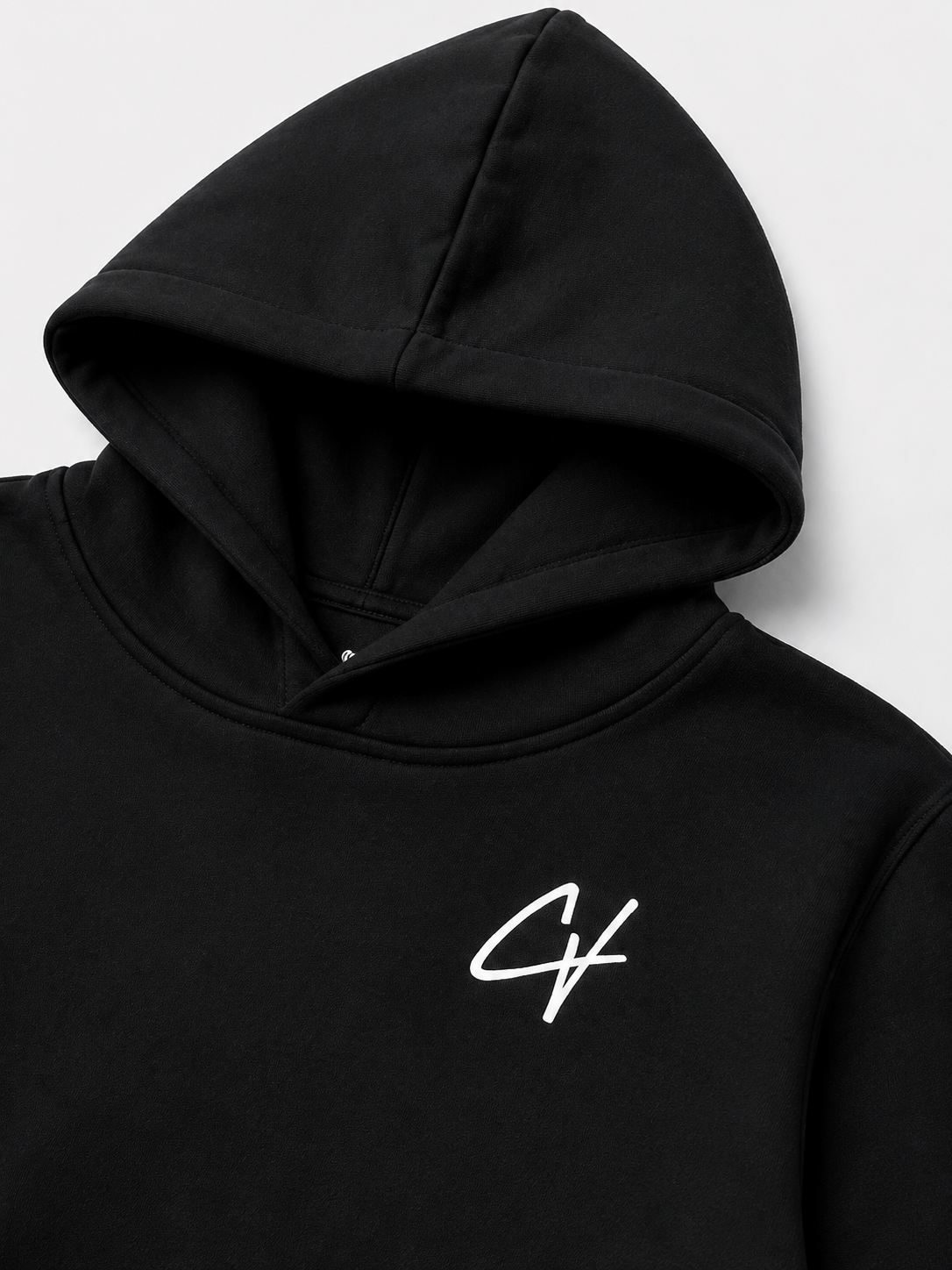 Hoodie — embroidery detail