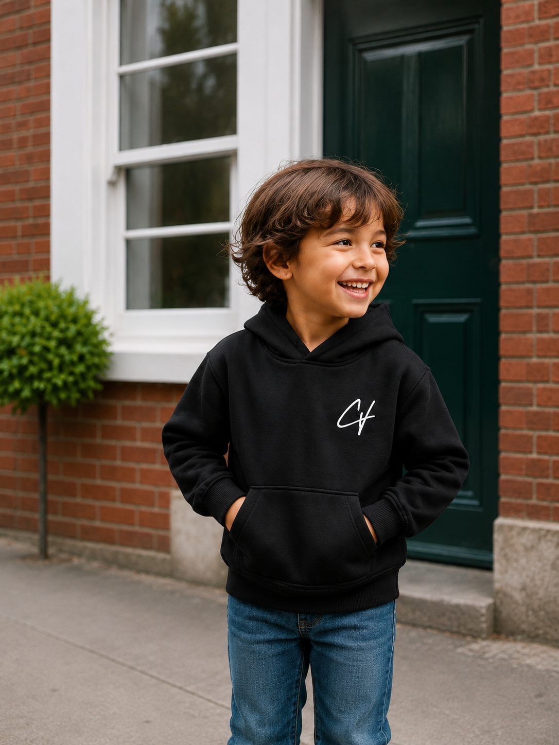 Hoodie — worn